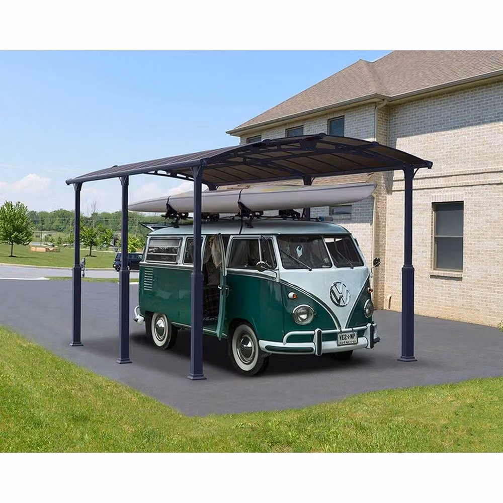 Palram Alpine Carport Kit 6400 RV in Grey, W: 352 cm, D: 649 cm, H: 307 cm – 2