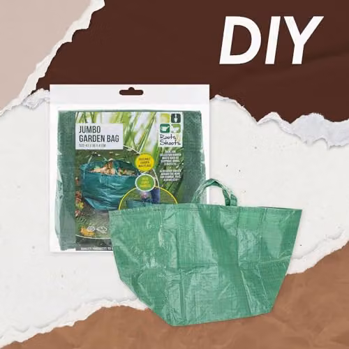 VFM e-Store Jumbo Garden Refuse Sacks with Secure Handles, Green, W: 41 cm, H: 36 cm – 4