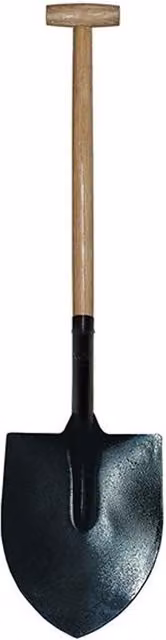 Faithfull Open Socket Round Shovel No.2 with T-handle in Multi Colour
