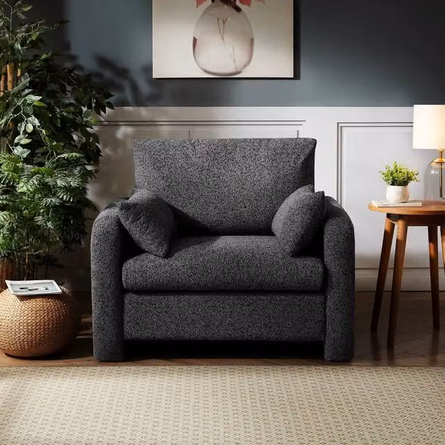 Artemis Home Shorewood Fabric Armchair in Grey