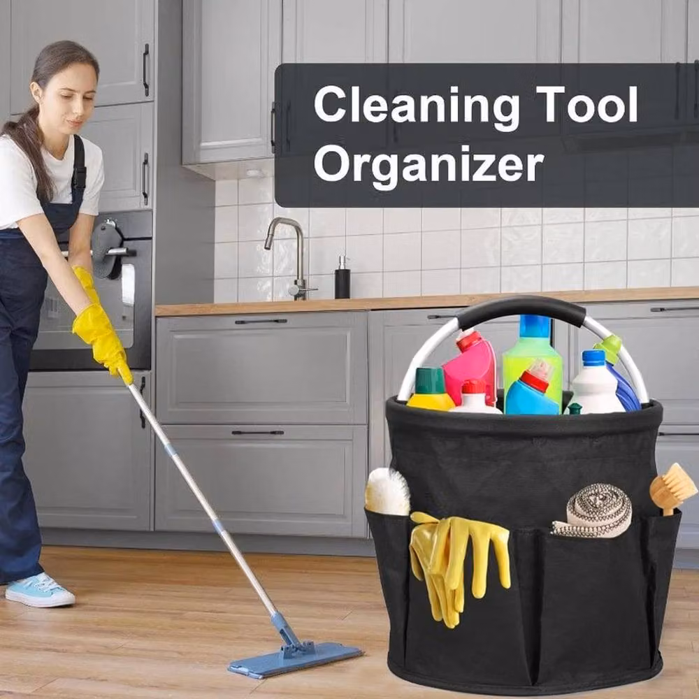 FLAVORA 17L Multifunctional Cleaning Caddy and Garden Tools Bag in Black – 5
