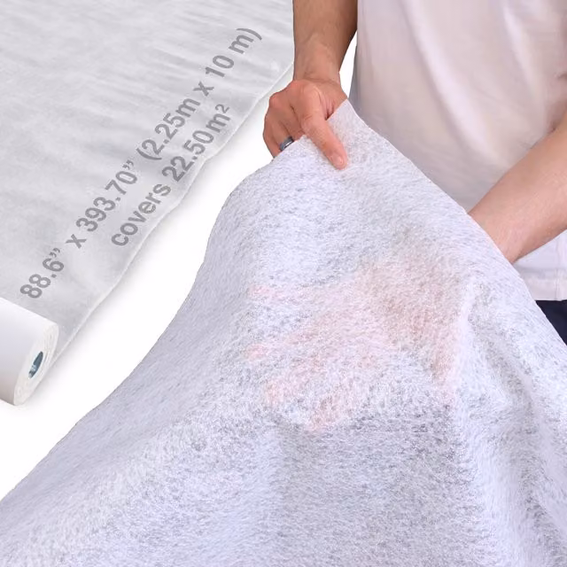 NOVECRAFTO Non Woven Geotextile Membrane White, 10m