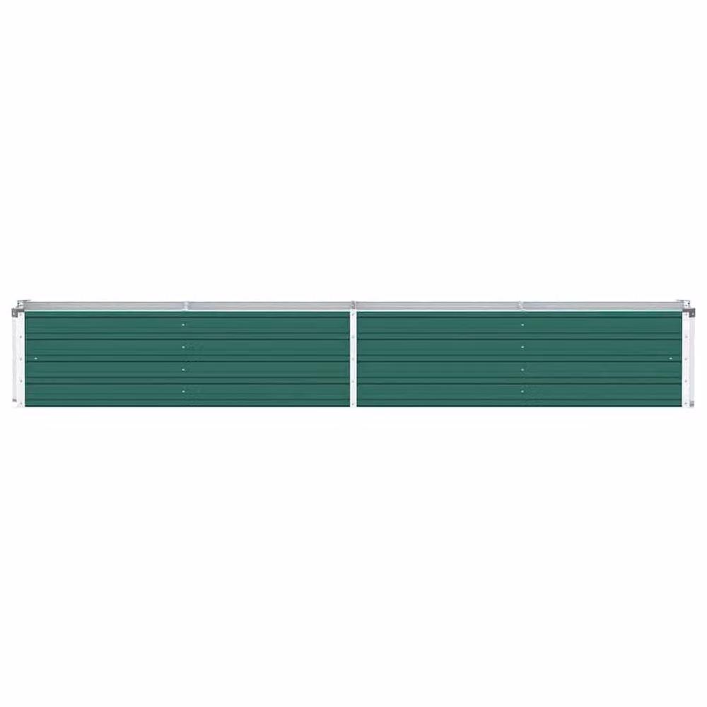 Berkfield Home Garden Galvanised Steel Raised Bed in Green, W/D/H: 320 x 40 x 45 cm – 3