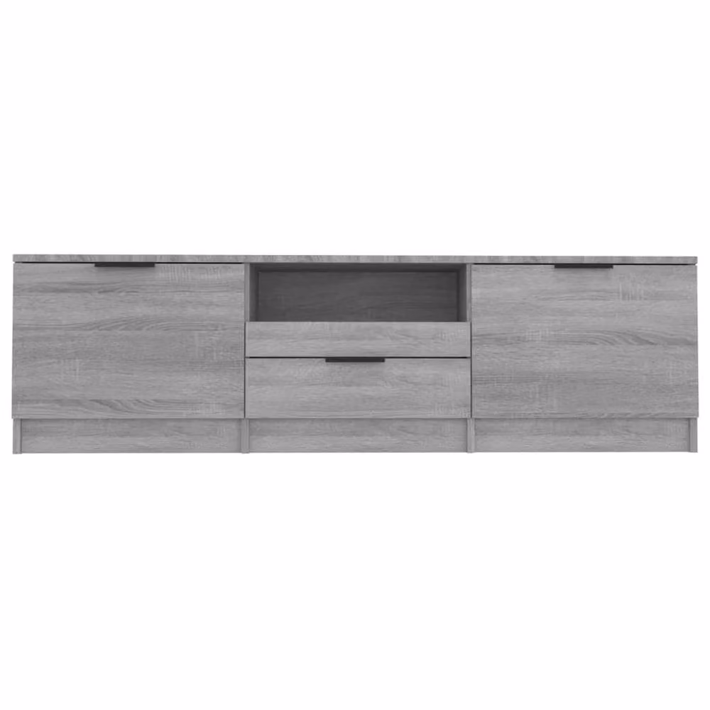 Berkfield Home Modern Grey Sonoma TV Cabinet, W: 140 cm, D: 40 cm, H: 40 cm – 3