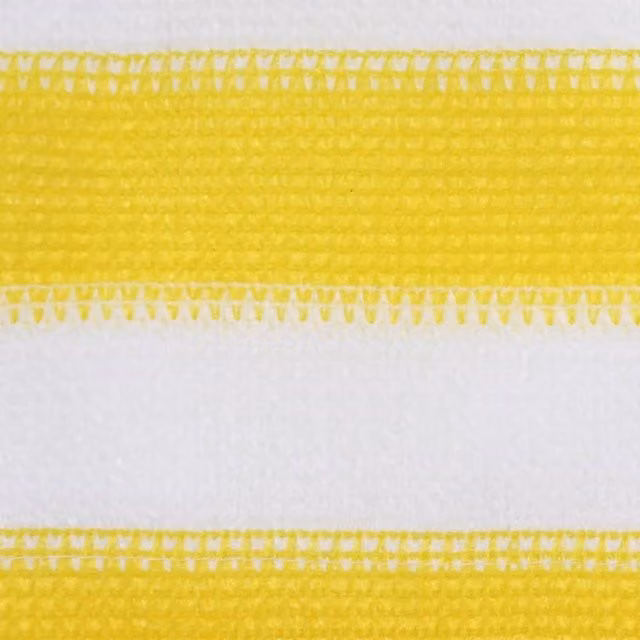 Berkfield Home Balcony Screen in Yellow and White, W: 120 cm, L: 500 cm