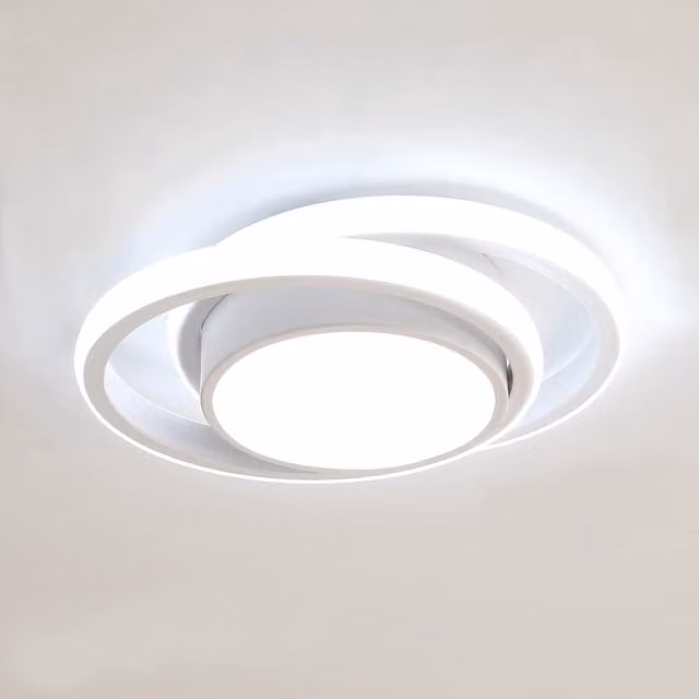 COMELY Modern Round LED Ceiling Light, 32W, 6500K Cool White, White – 1