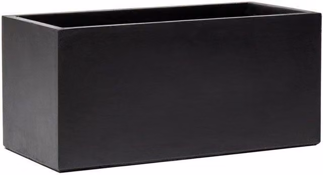 Primrose Dark Grey Terracotta Fibre Trough Planter 60cm – 1