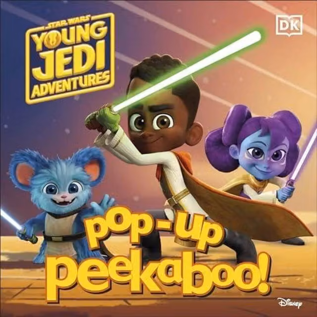DK Pop-Up Peekaboo Star Wars Young Jedi Adventures Board Book, Multicolour