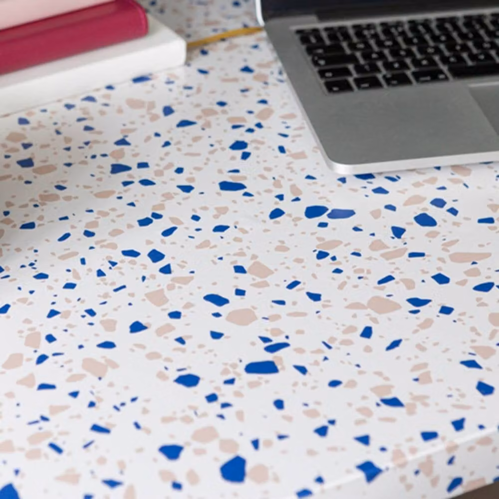 D-C-Fix Terrazzo Blue and Multicolour Self Adhesive Vinyl Wrap Film, W: 67.5 cm, H: 200 cm – 2
