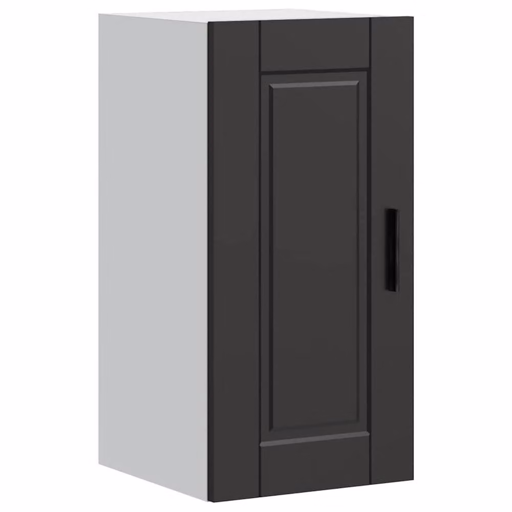 Berkfield Home Porto Black Matt Engineered Wood Wall Mounted Kitchen Cabinet – 2