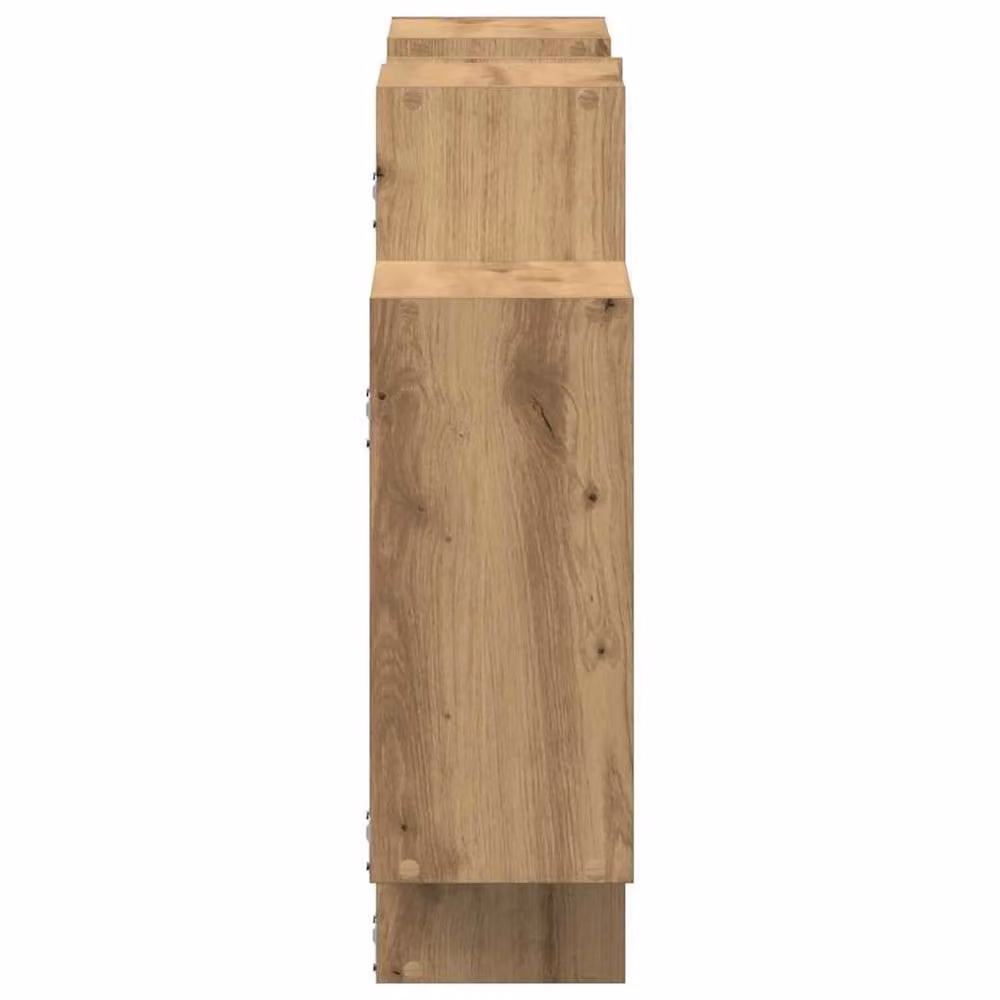 Berkfield Home Artisan Oak Wall Shelf, Brown, W: 159 cm, D: 18 cm, H: 65 cm – 3