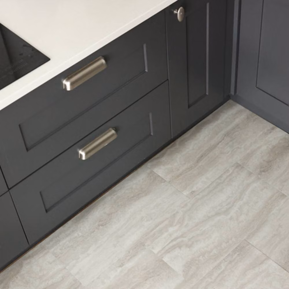 FloorPops Urban Self Adhesive Vinyl Floor Tiles, Pack of 6, Light Grey, W: 30.5 cm x D: 60.96 cm – 3