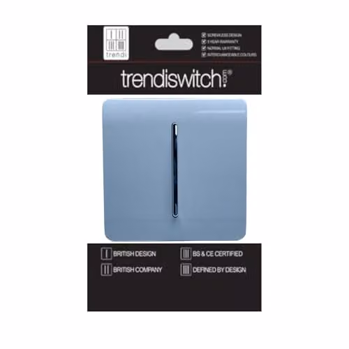 Trendi Switch 10 Amp Triple Pole Fan Isolator Switch in Sky Blue – 2