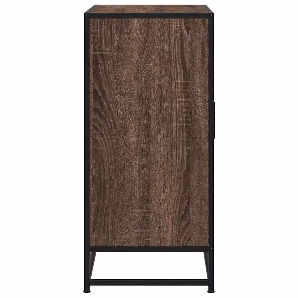 Berkfield Home Industrial Sideboard in Brown Oak, W/D/H: 68 x 35 x 76 cm – 4