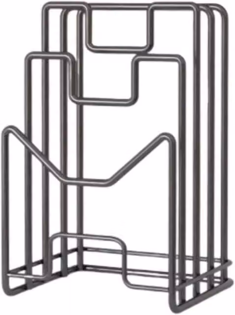 Kelvenix Black 4 Layer Metal Kitchen Chopping Board Holder – 1