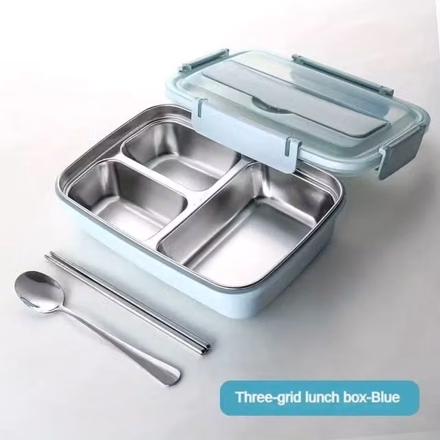 SPETLEK Insulated and Leakproof Lunch Box in Blue