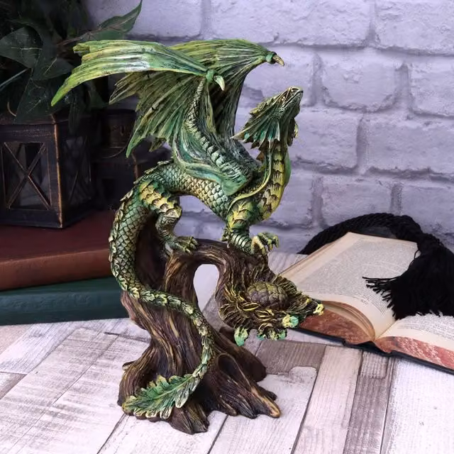 Nemesis Now Adult Forest Dragon Figurine by Anne Stokes, Height: 25.5 cm