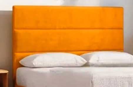 Knight Sleep York Princess Sprung Divan Bed with 4 Drawers and Headboard in Mustard Velvet, W/D/H: 140 x 200 cm