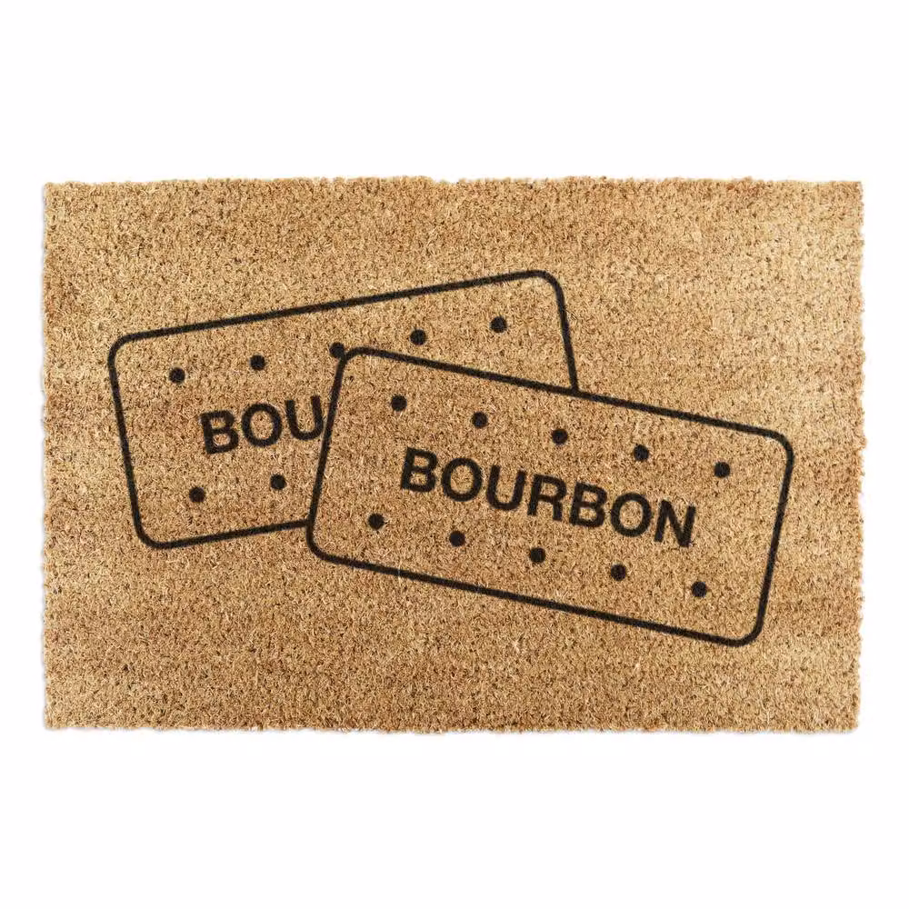 Artsy Mats Bourbon Biscuit Coir Doormat in Brown, W/D/H: 90 x 60 cm – 2