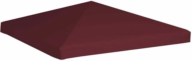 Berkfield Home Gazebo Top Cover, Red Polyester, 3 x 3 m – 1