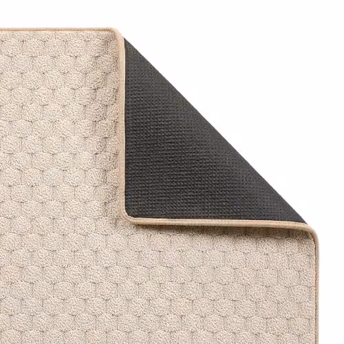 My Mat Sculptured Honeycomb Ivory Rug, W: 140 cm, L: 200 cm – 3