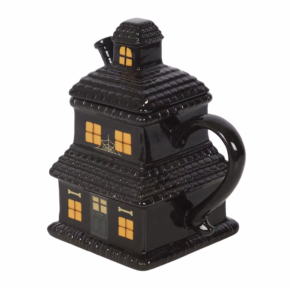 Something Different Haunted House Ceramic Mug in Black – 2