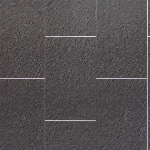 Neptune Riven Slate Grey Bathroom Wall Panel, W/H: 100 x 240 cm, Thickness: 10 mm