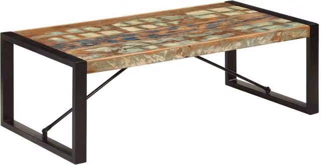 Berkfield Home Industrial Acacia Wood Coffee Table with Lift Mechanism, Multicolour, W/D/H: 120 x 60 x 40 cm