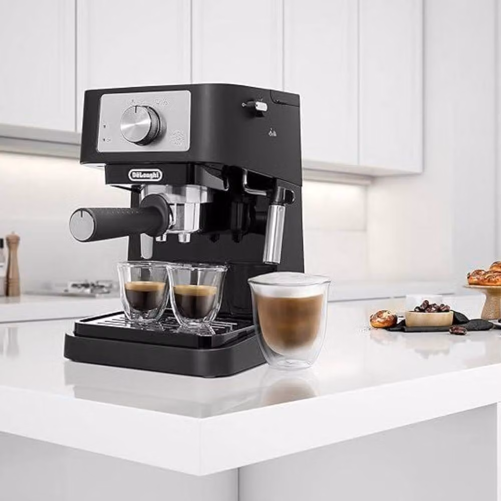 De'Longhi Stilosa Manual Espresso Machine, 1100W, 15 Bar, Black – 4