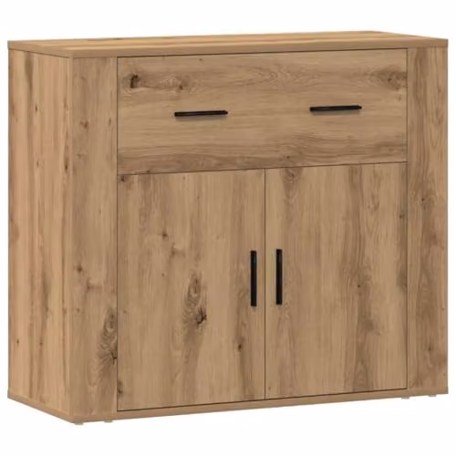 vidaXL Artisan Oak Sideboard and Storage Cabinet in Brown