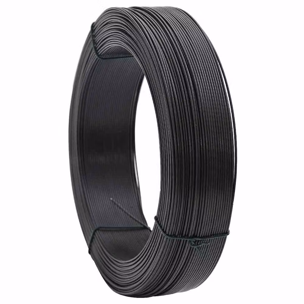 Berkfield Home Durable Steel Fence Binding Wire, Plastic Coated, Anthracite Black, 250 m, 0.9/1.4 mm – 3