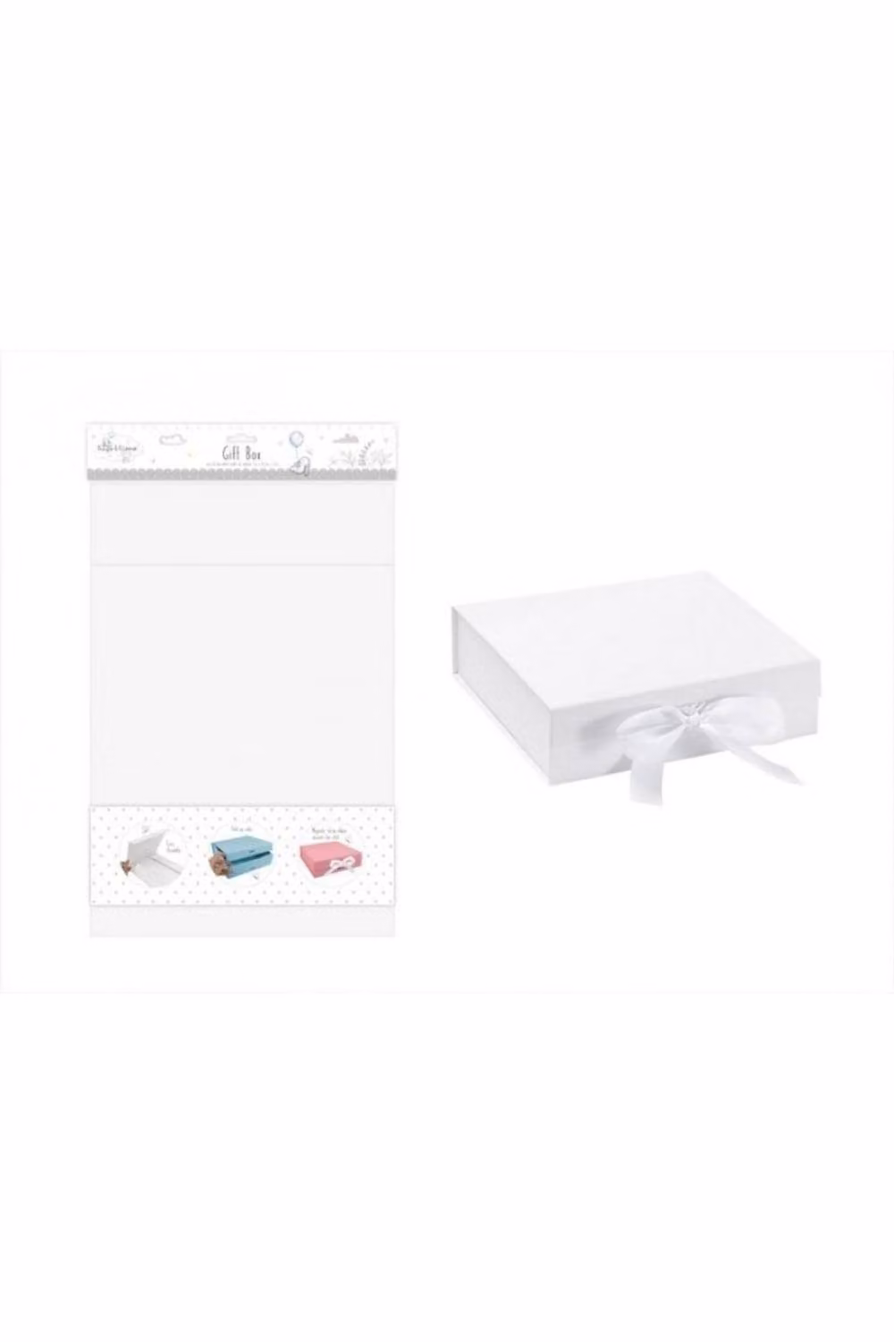KDMD Large White Cardboard Keepsake Box – 2
