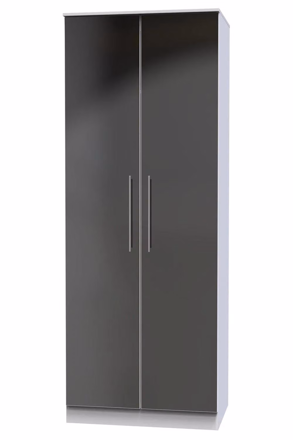 Ready Assembled 2 U Chester 2 Door Wardrobe in Black – 2