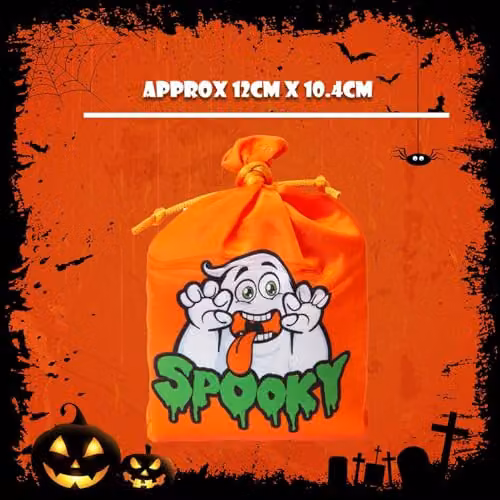 VFM e-Store Halloween Trick or Treat Bag with Creepy Sounds in Orange and Purple – 3