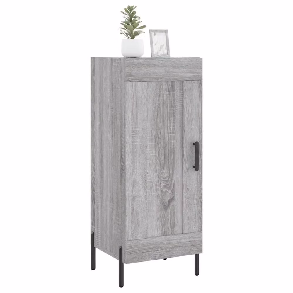 Berkfield Home Grey Sonoma Sideboard in Engineered Wood W/D/H: 34.5 x 34.5 x 90 cm – 3