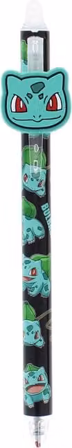 Pokémon Bulbasaur Erasable Gel Pen in Green and Multicolour