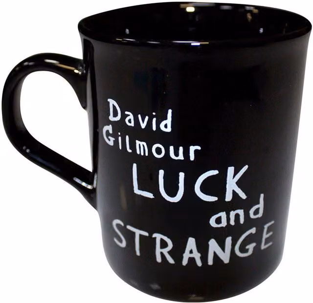 David Gilmour Luck & Strange Ceramic Mug in Black and Yellow