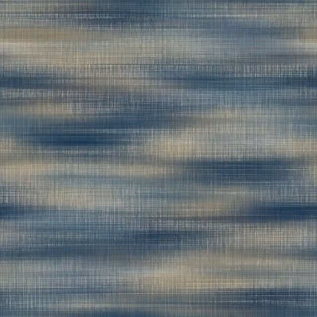 Grandeco Blue Textile Textured Plain Wallpaper Roll