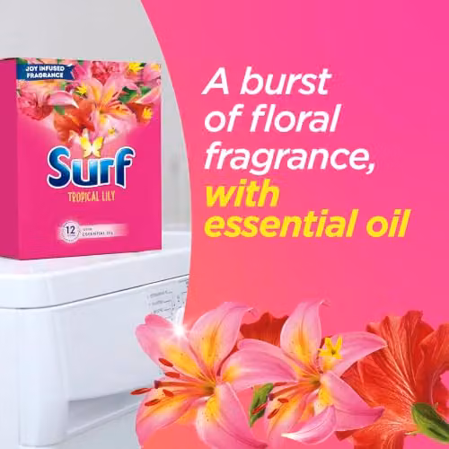 Surf Tropical Lily and Ylang Ylang Washing Powder, 1.15 kg – 3