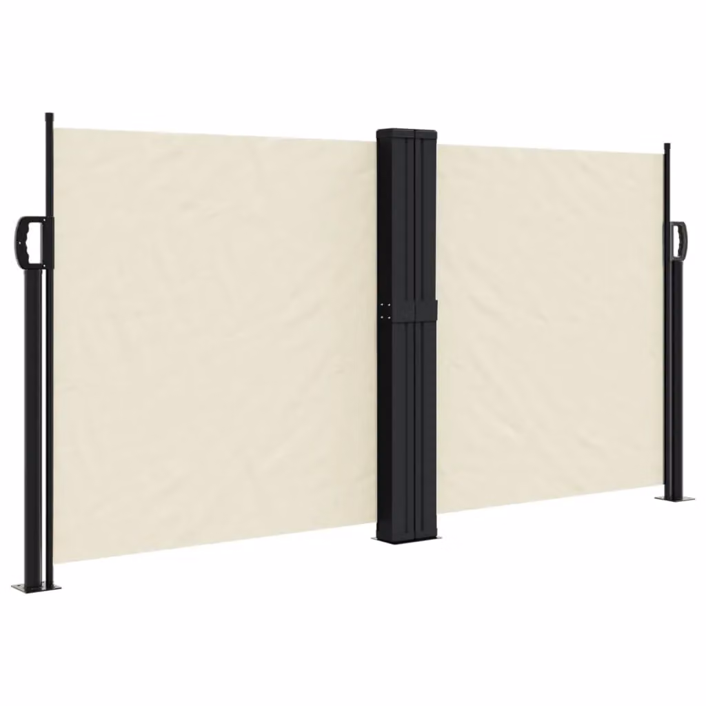 Berkfield Home Retractable Side Awning in Beige Polyester, W/H: 600 x 120 cm – 2