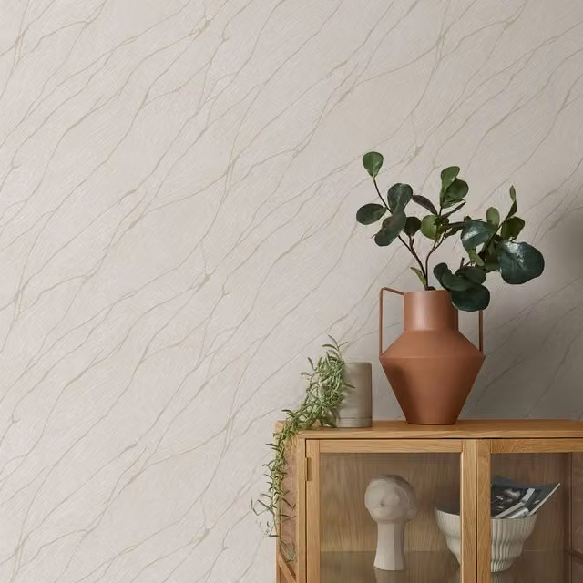 Erismann Abstract Modern Wallpaper in Beige
