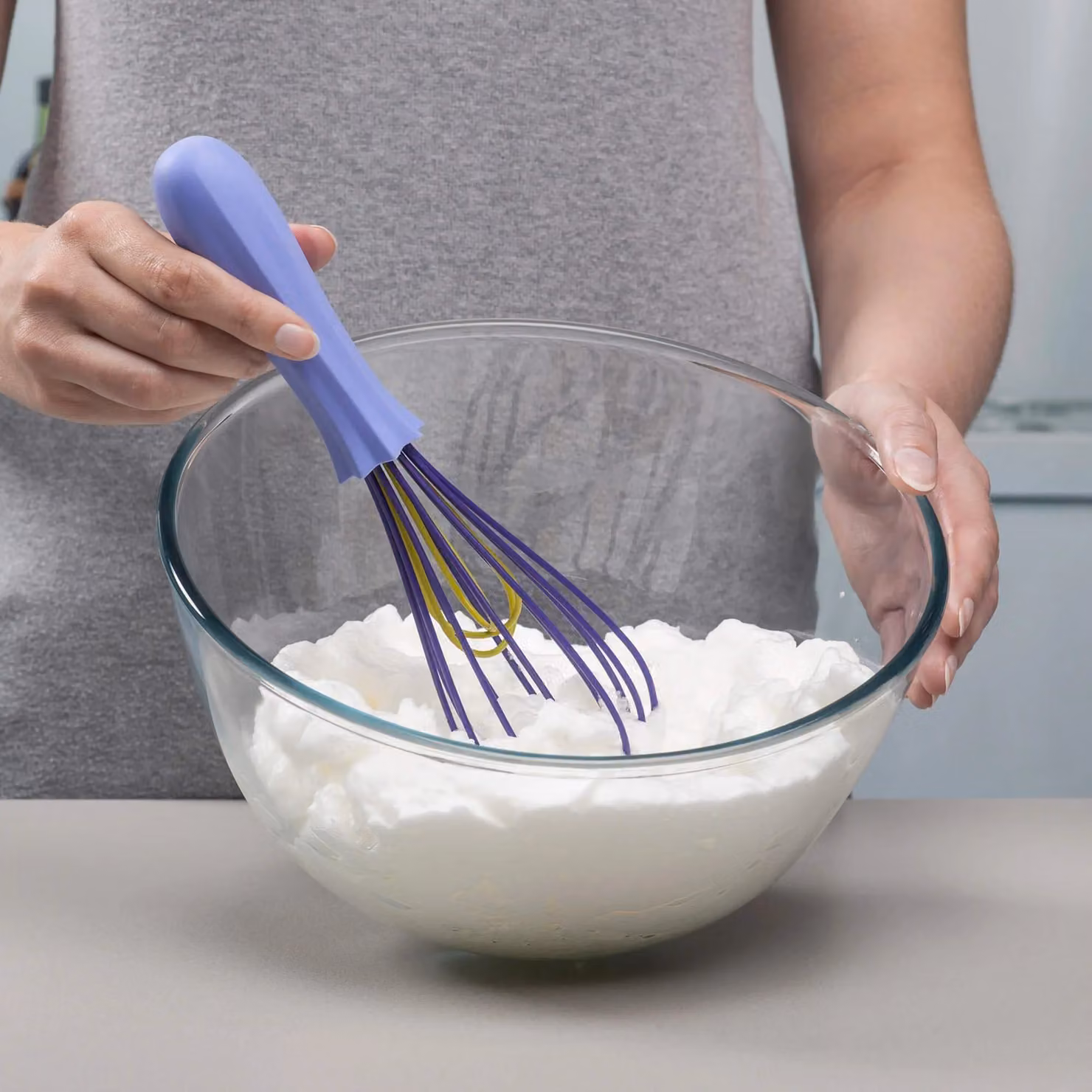 Zeal Silicone Double Balloon Whisk in Purple – 3