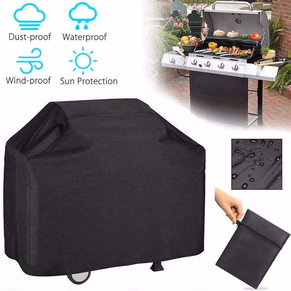 SPETLEK M BBQ Waterproof Cover for Gas Grills and Smokers, Black, W: 100 cm, D: 60 cm – 3
