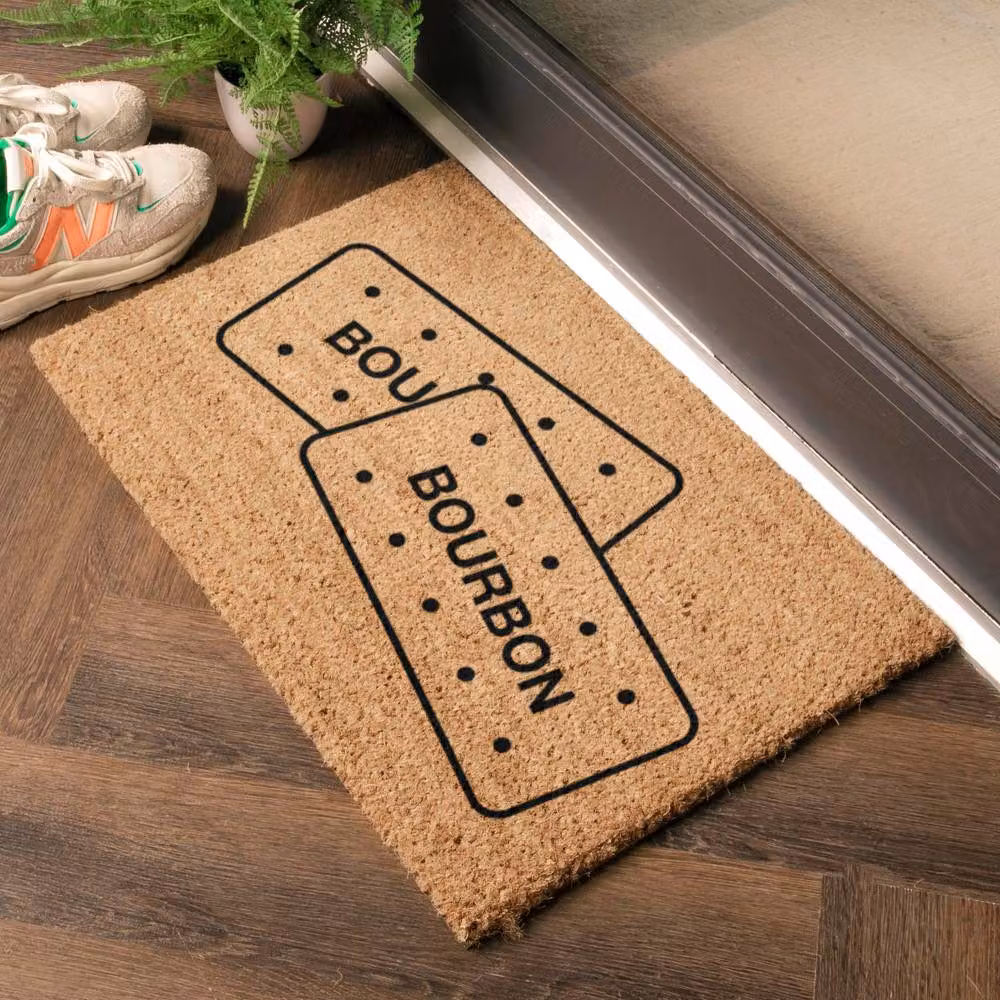 Artsy Mats Bourbon Biscuit Coir Doormat in Brown, W/D: 60 x 40 cm – 2