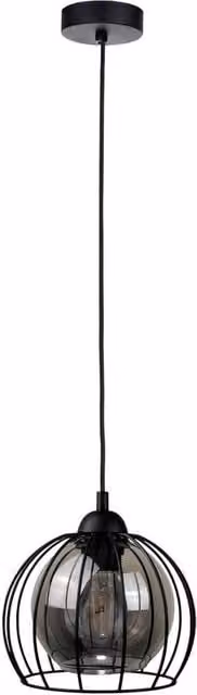 Netlighting Solo Dome Pendant Ceiling Light in Black, Diameter: 20 cm, E27