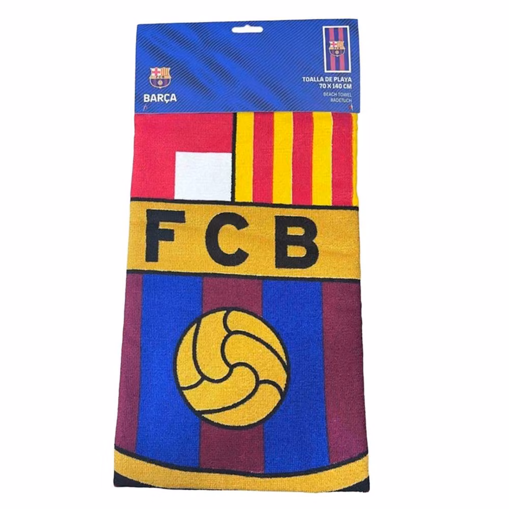 FC Barcelona Crest Multicolour Microfibre Unisex Towel – 2