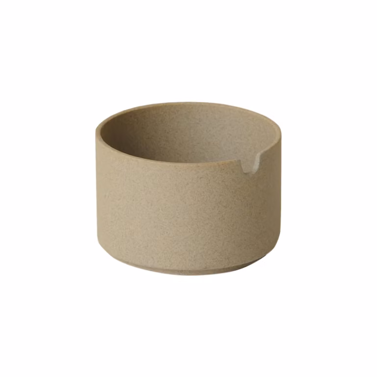 Hasami Porcelain Unglazed Sugar Pot in Sand