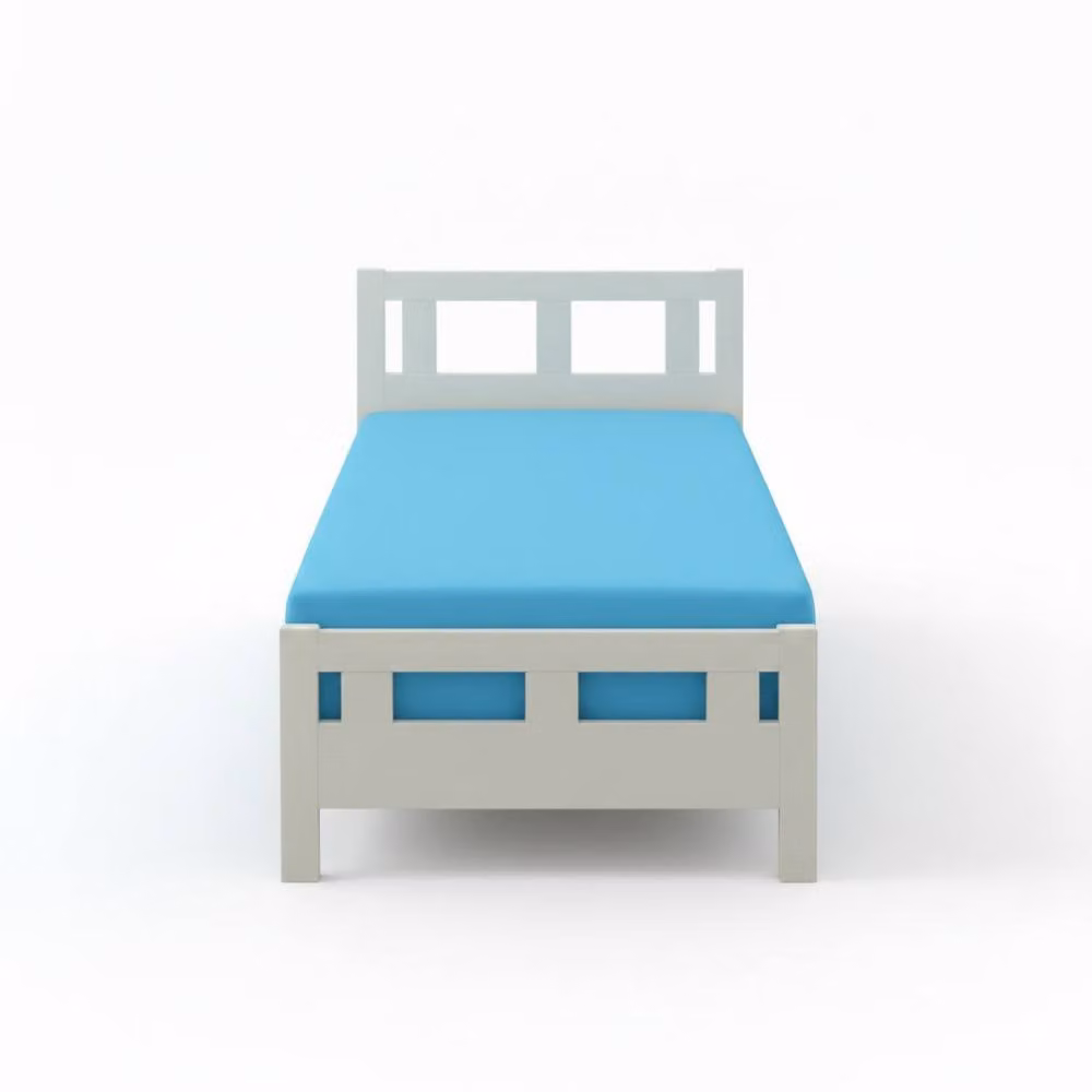 Snug City Blue Flannelette Cot Bed Fitted Sheet, Soft Brushed Cotton, W: 70 cm, L: 140 cm – 2