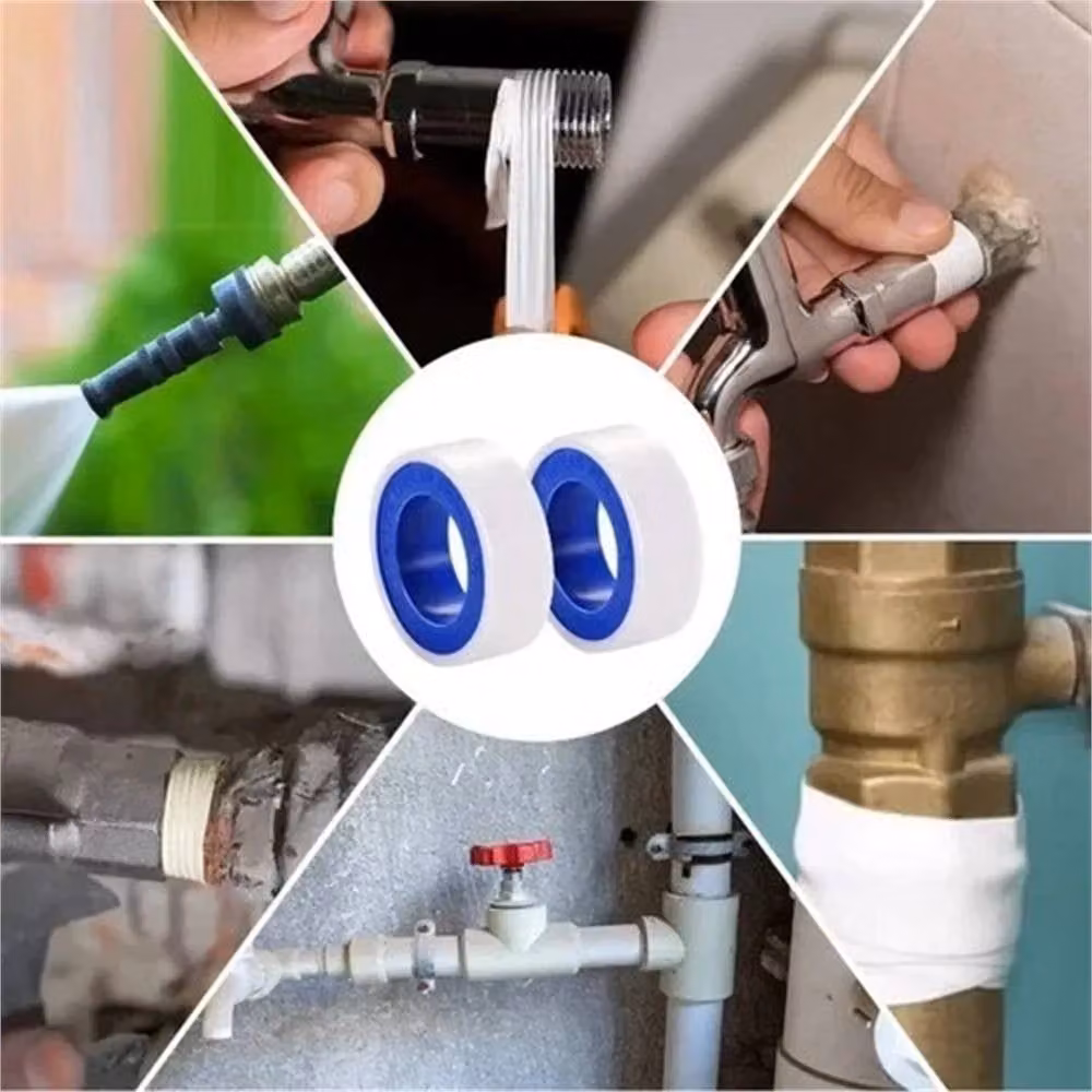 NESTLUNE White PTFE Waterproof Plumbers Sealing Tape – 6