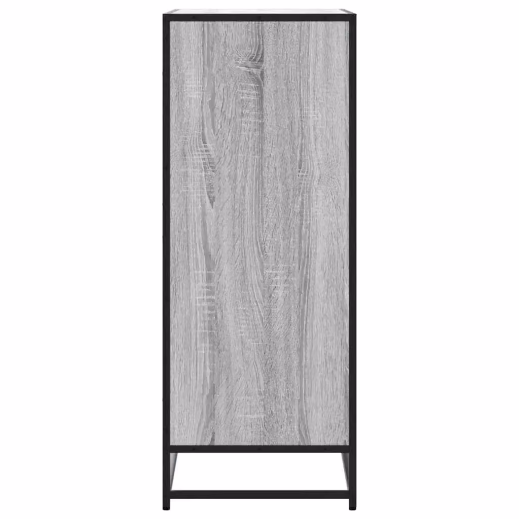 Berkfield Home Grey Sonoma Shoe Cabinet with Hinged Doors, W/D/H: 75 x 38 x 97.5 cm – 4